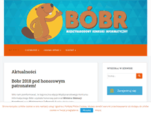 Tablet Screenshot of bobr.edu.pl